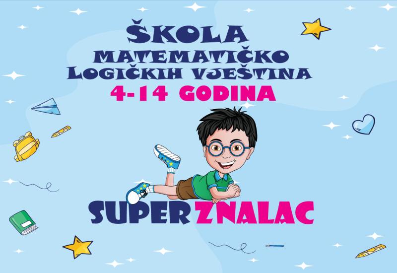 Škola matematičko – logičkih vještina ''Superznalac'' upisuje nove polaznike